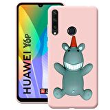 Huawei Y6P Cartoon Silikon Telefon Kılıfı