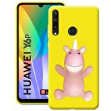 Huawei Y6P Cartoon Silikon Telefon Kılıfı