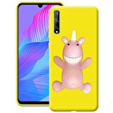 Huawei P Smart S Cartoon Silikon Telefon Kılıfı