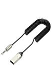 Usb Wireless Bluetooth Araç Kiti Hifi Stereo Ses Alıcısı Aux 3.5mm Jack Adaptörü Bluetooth 5.0