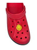Sarı Kırmızı Aslan Temalı Jibbitz CrocsTerlik Süsü