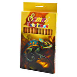 Samur Resim Defterli Boya Seti (Kuru Boya 12 Li+Pastel Boya 12 Li+25x35 Resim Defteri)