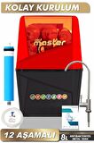 Master 12 Aşamalı Pompalı Master Membranlı Alkali Su Arıtma Cihazı