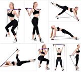 PEKİAL Pilates Barı Egzersiz Çubuğu Squat Çalışma Aleti