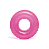 Şişme Şeffaf Jumbo Deniz Simit 76 Cm - Çocuklar İçin Şeffaf Havuz Simidi