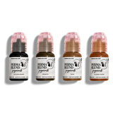 Perma Blend - Light to Dark Eyebrow Mini Set - 4'lü Kalıcı Makyaj Boya Seti - 15 ml