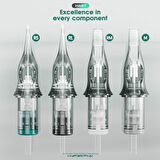 Mast Hyperink Cartridges 1005 RM-1 Round Magnum - Kartuş Dövme İğnesi