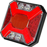 HAMBURGER NEON KARE STOP LAMBASI 4 FONKSYONLU 12-24 VOLT