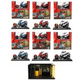 5839 Sun-Myg-Motosi̇klet 1 12 Bmw Kaskli Fi̇gür Pb.3R Ses Işik