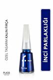 Flormar Sedefli Parlak Oje (MAVİ) - Pearly Nail Enamel - Pl433 Deep Blue - 8682536035606