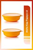 Aloha Papaya Gıda Hazırlama ve Saklama Kabı 2'li Set