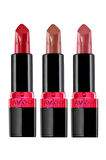 Avon Ultra Kremsi Ruj Paketi Blush Nude, Cappuccino ve Red 2000