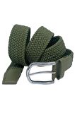Yeşil Elastik Esnek Unisex Örgü Kemer - 8500-10