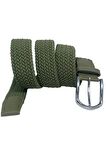 Yeşil Elastik Esnek Unisex Örgü Kemer - 8500-10