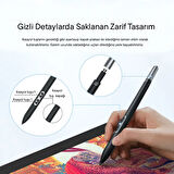 XP-Pen X3 Pro Slim Stylus Grafik Tablet Kalem - Artist Pro 14 Gen2/Pro16/Pro 19 Gen2, Deco Pro Gen2 Uyumlu