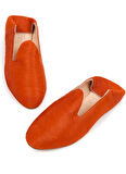 Osay Deri Turuncu Kadın Loafer LA TANGERINE