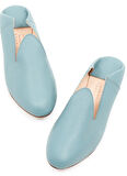 Osay Deri Mavi Kadın Loafer LA BLUE