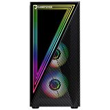 GamePower Ravadin ATX 3* ARGB Infinity Fan Temperli Cam 500W 80+ Bronze Dahili PSU Cam Gaming RGB Kontrolcüsü Siyah Kasa