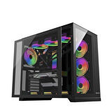 GamePower WARCRY EVO ARGB Temper Cam TYPE-C ATX Gaming Kasa