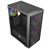 GamePower Flex 4*120mm A-RGB Fan ATX Gaming Kasa 