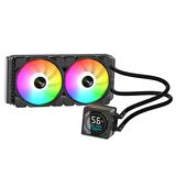 GamePower Skadi Square 240 ARGB 240mm Cpu Sıvı Soğutma 
