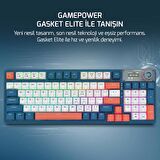 Gasket Elite X RGB Wireless/Bluetooth/Kablolu Mekanik Hot-Swap Yağlı Switch Gasket Gaming Klavye