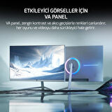 GamePower Vivid T40 24'' 1800R Curved RGB Beyaz 180Hz 0.5ms FHD Va Panel 2x2W Speaker Gaming Monitör (Sıfır Ölü Piksel Garantili)