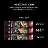 GamePower Vivid T50 27'' 1500R Curved RGB Beyaz 200Hz 0.5ms FHD 2x2W Speaker VA Gaming Monitör (Sıfır Ölü Piksel Garantili)
