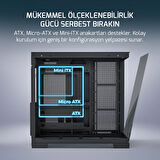 GamePower Warcry Pulse 4x12Cm ARGB Fan Temperli Cam ATX Gaming Kasa