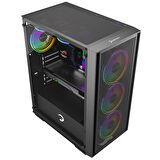 GamePower Flex 4*120mm A-RGB Fan ATX 650W 80+ Bronze Gaming Kasa 