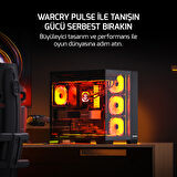 GamePower Warcry Pulse 4xARGB Fan 850W 80+ Gold (ATX 3.1 - PCI 5.1) Temperli Cam ATX Gaming (Oyuncu) Kasa 