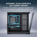 GamePower Warcry Pulse 4xARGB Fan 850W 80+ Gold (ATX 3.1 - PCI 5.1) Temperli Cam ATX Gaming (Oyuncu) Kasa 