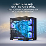 GamePower Warcry Pulse 4xARGB Fan 850W 80+ Gold (ATX 3.1 - PCI 5.1) Temperli Cam ATX Gaming (Oyuncu) Kasa 