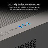 TEKNOTEG - James Donkey Stark S700 3xARGB Temperli Cam 750W 80+ Bronze mATX Siyah Gaming (Oyuncu) Kasa