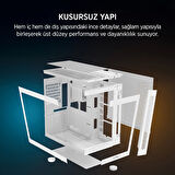 TEKNOTEG - James Donkey Stark S800 4xARGB Temperli Cam ATX Beyaz Gaming (Oyuncu) Kasa