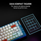 GamePower Sense TKL RGB Wireless/Bluetooth/Kablolu Mekanik Red Switch Gaming Klavye - 3 Yıl Garantili