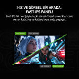GamePower Rapid Dual 27'' 0.5ms 4K 160Hz - FHD 320Hz Fast IPS RGB Pivot Speaker Gaming Monitör (Sıfır Ölü Piksel Garantili)