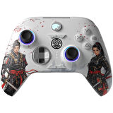 GamePower Force RGB Kablosuz Beyaz Gamepad (2.4G, Bluetooth,Kablolu)