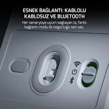 GamePower Fenix 24.000DPI Triple Mode (Kablolu/Bluetooth/2.4G) Beyaz Gaming Mouse