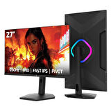 GamePower Lunis L60 27'' 260Hz 0.5Ms Fast IPS FHD RGB Pivot Gaming Monitör (Sıfır Ölü Piksel Garantili)