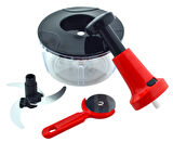 Super Chopper Basmalı El Rondosu (1,5 Lt) ve Hamur Kesme Ruleti (7x16,5cm)