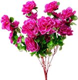 Yapay Çiçek Mor Açelya Demeti 7 Dallı 33*20cm