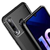 Gpack Huawei Honor 20 Lite Kılıf Negro Karbon Dizayn SilikonNano Glass