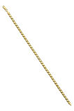 14 Ayar Altın Pullu Bileklik 4 mm
