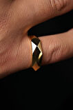 14 Ayar Altın Asimetrik Yüzük Erkek