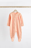 Next Baby Nexrt Baby % 100 Pamuklu Renk Bloklu 3’lü Tulum Set