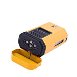 Masa Tipi 4 Jet Torch  Puro Çakmağı Sarı