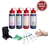 Canon Tüm Modeller için Uyumlu Aparatlı 4X500 ML Mürekkep Seti