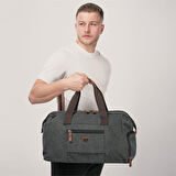 ÇÇS 40231 Kanvas Seyahat Çantası Siyah