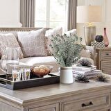 3lü Set Yapay Çiçek Pastel Yeşil Okaliptus 3Dallı Uzun Dal 76cm Eucalyptus
